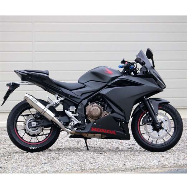 スリップオンマフラー ラウンド JMCA認証 19年-22年 CBR400R、CBR400X ステンレス