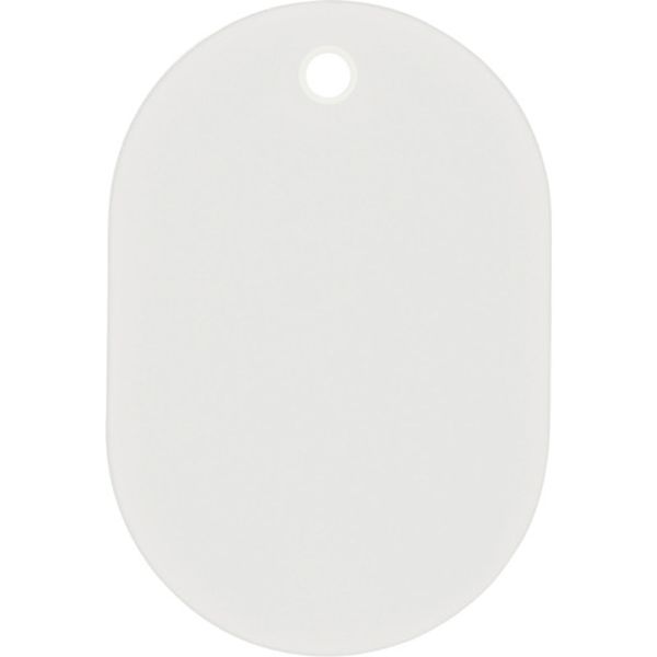 BF1PWH 113-0952  スチロール番号札 大 無地 5枚入 白 10袋入り