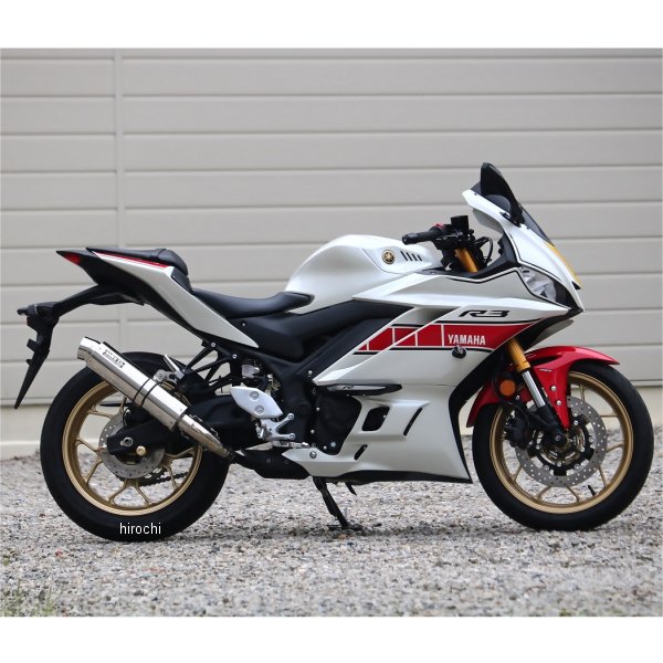 スリップオンマフラー ラウンド JMCA認証 22年/23年以降 YZF-R3 ステンレス