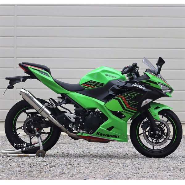 スリップオンマフラー ラウンド JMCA認証 18年以降 Ninja250 ステンレス