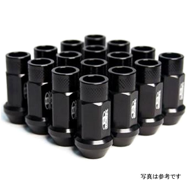 Streetシリーズ Forged Lug Nuts ブラック 12 x 1.5mm - Set of 20 (New Design)