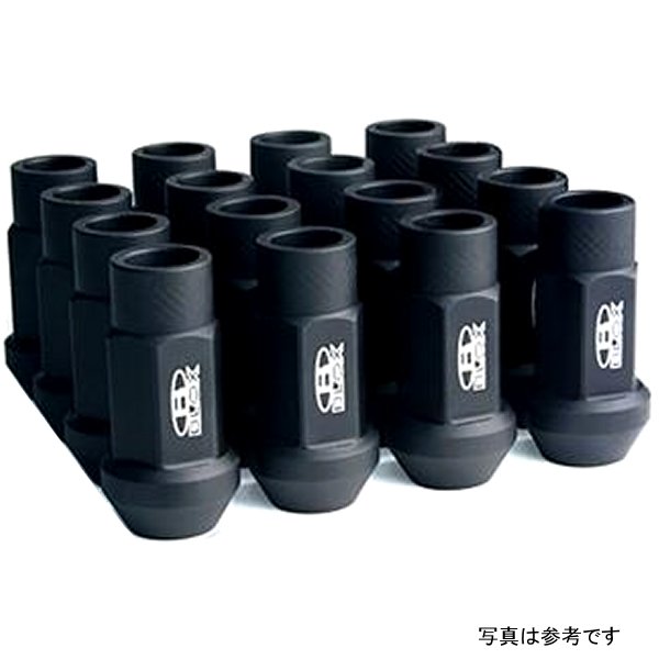 Streetシリーズ Forged Lug Nuts - Flat Black 12 x 1.25mm - Set of 20 (New Design)