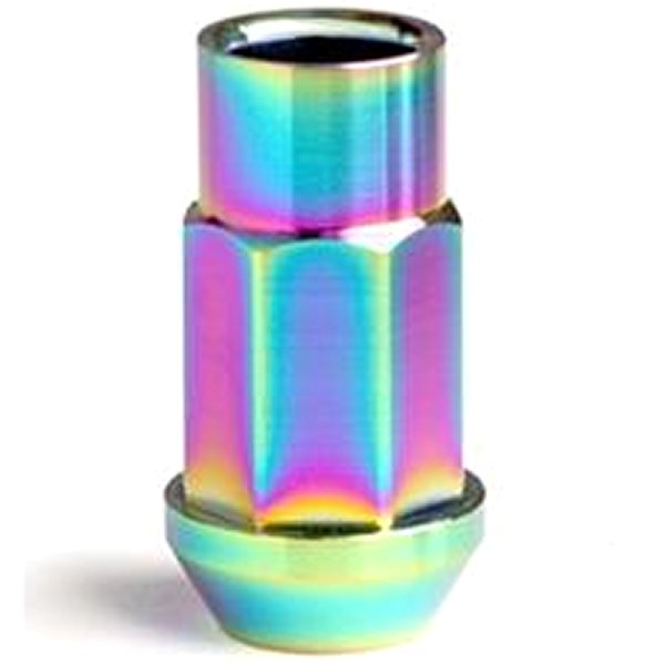 7-sided Forged Ti Lug Nut 12x1.5 - Single piece