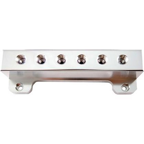 Billet 6-Port Vacuum Manifold Kit - Silver