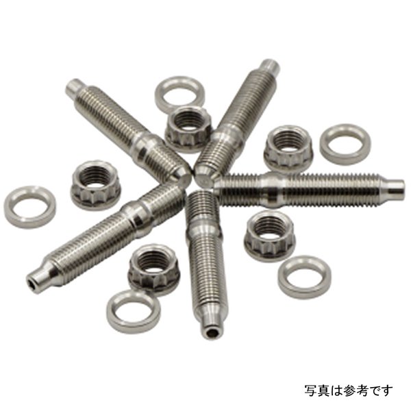ステンレススチール Exhaust Manifold Studs 5-Piece Set - M10x1.25 55mm