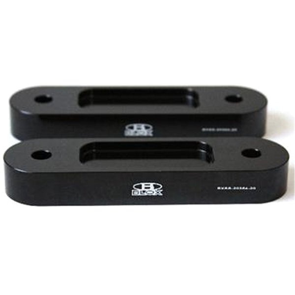 BLOX ホンダ S2000 Racing フロント 20mm Thick Spacer Bump Steer Kit ブラック (Lowered 1in and more)