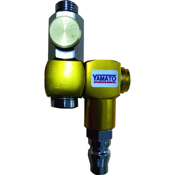 流量調整付きスイベルコネクタプラグ