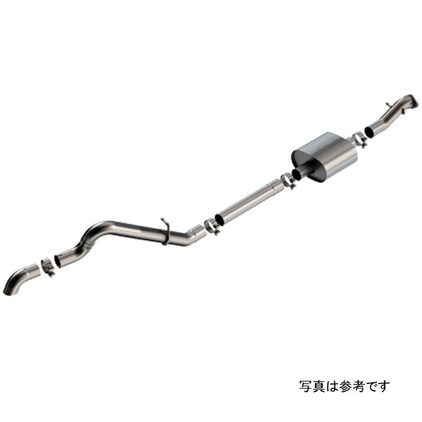 21-22 フォード  Bronco 2.3L 2DR/4DR T-304 ステンレススチール Cat-Back S-Type Exhaust - Brushed