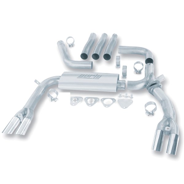 84-92 シボレー カマロ / Pontiac Trans Am 5.0L/5.7L V8 3in Adj SS Cat-Back Exhaust w/ アダプターs