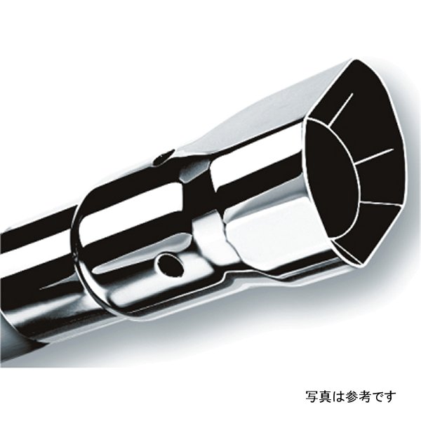 Universal Polished Tip Single Square Angle-Cut Intercooled (inlet 2 1/2in. Outlet 2 1/2 x 2 3/