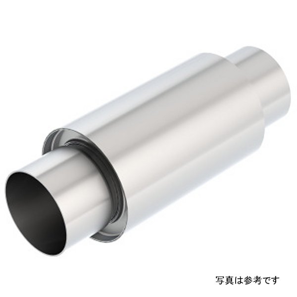 3 -1/2in In/Out x 5in Round x 8in Long XR-1 Sportsman Shorty Racing Muffler