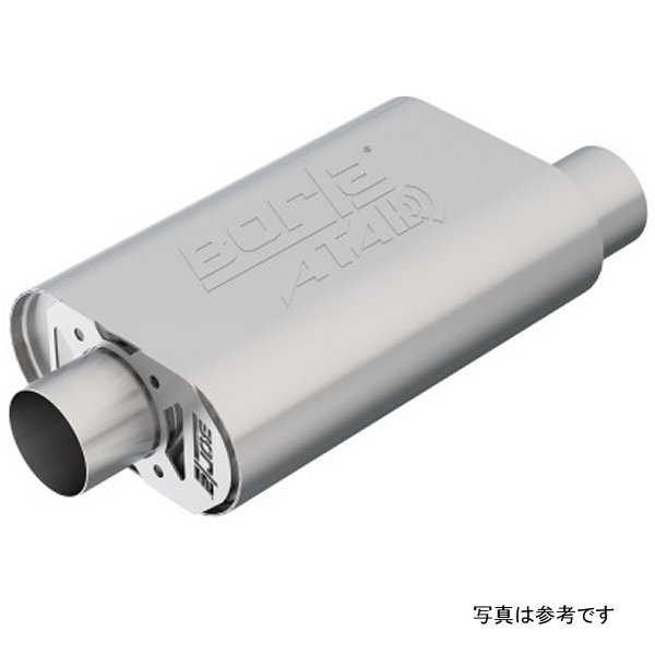 CrateMuffler SBC Hot 350/383 3 inch Offset/Center 14in x 4.35in x 9in オーバルマフラー