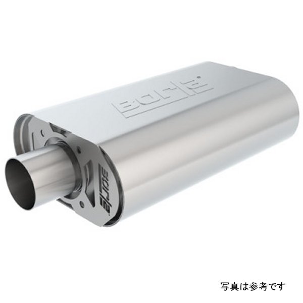 CrateMuffler BBC 396/402/427 ATAK 2.5 inch ID Offset/Center 14in x 4.35in x 9in オーバルマフラー