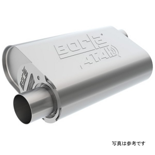CrateMuffler BB Mopar 383/413/426/440 ATAK 2.5in Offset/Offset 14inx4.35inx9in オーバルマフラー
