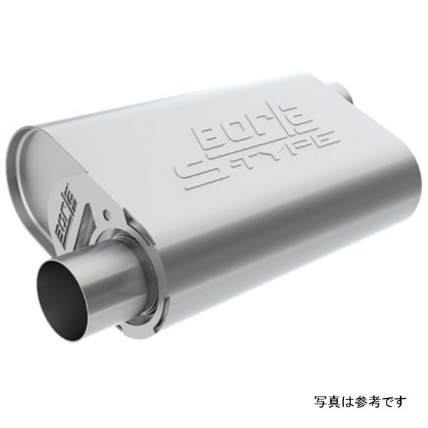 CrateMuffler LS3 S-Type 2.50in Offset/Offset 14inx4.35inx9in オーバルマフラー