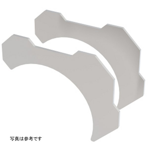 3in T-304 ステンレススチール Pipe/ Tube ブラケット Kit (2 pieces)