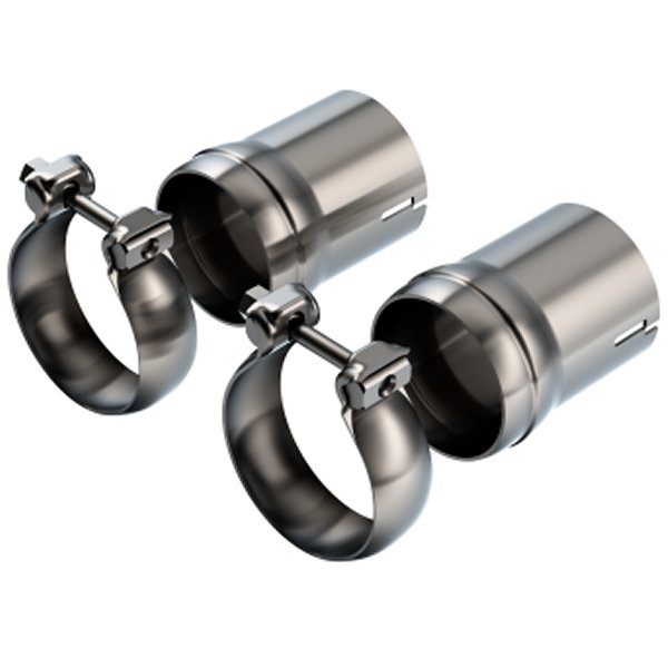 18-22 Dodge Charger R/T 5.7L V8 T-304 ステンレススチール Ball Flare Tip アダプター - Brushed