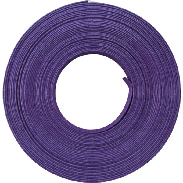 梱包用品 紙バンド 約14.5mm×約10m ムラサキ