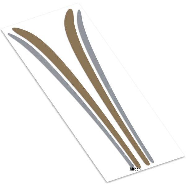 デカール 17年-22年 Z900RS ゴールド/シルバー