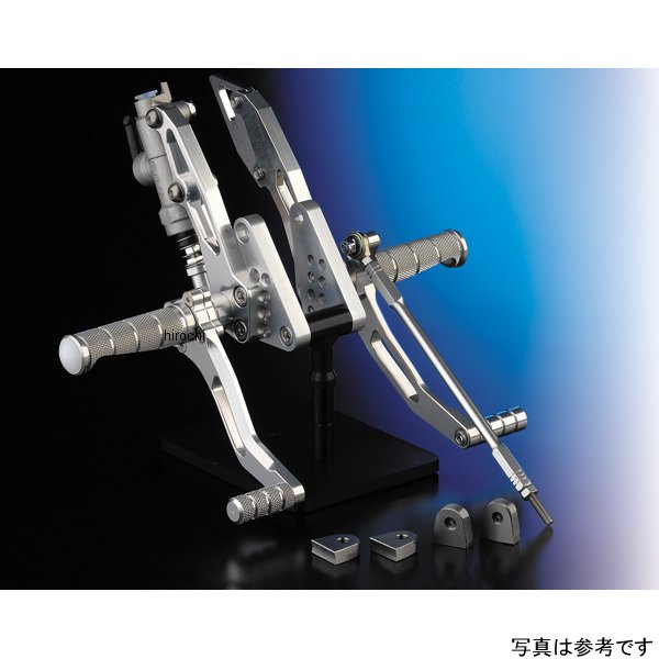 ナイトロレーシング バックステップキット マスターシリンダ有り 99年以前 GSX1100S シルバー