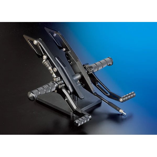 ナイトロレーシング バックステップキット マスターシリンダ無し ZRX1200ダエグ、ZRX1200R、ZRX1100 黒