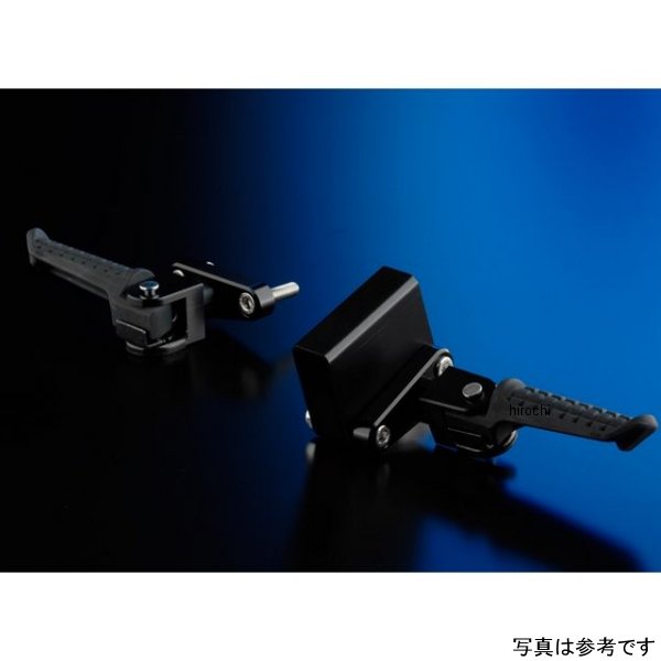 ナイトロレーシング タンデムステップ ブラケットキット タイプ2 タンデムバー無し GPZ900R、GPZ750R 黒