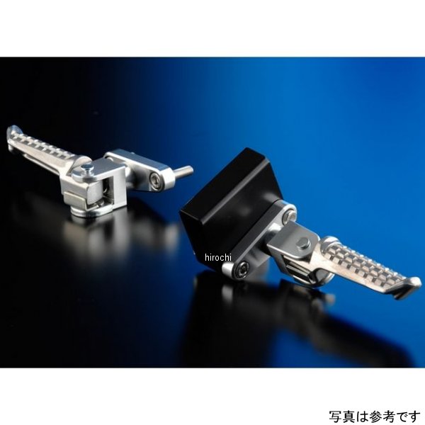 ナイトロレーシング タンデムステップ ブラケットキット NINJAショートテール用 タンデムバー付 GPZ900R、GPZ750R シルバー