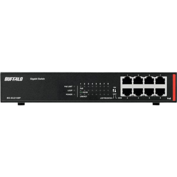 BSGU2108P 352-7833 法人向け Giga対応 Layer2 アンマネージスイッチ 8ポート