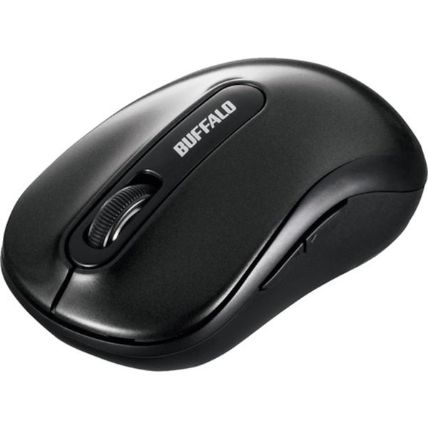 409-6627  無線 5ボタン BlueLEDマウス ブラック