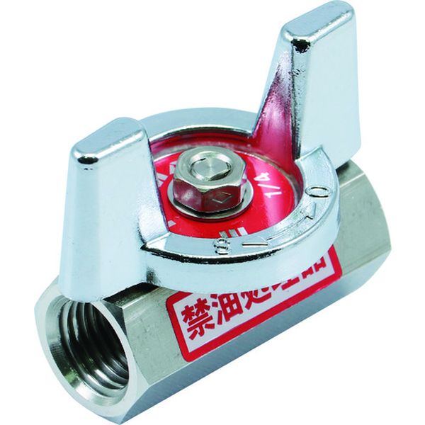BSS21708RC 161-0911  ステンレス製禁油処理ボールバルブ(蝶)