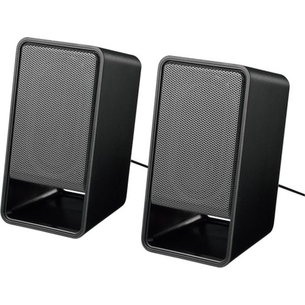 PC用スピーカー USB電源ヘッドホン出力対応 ブラック