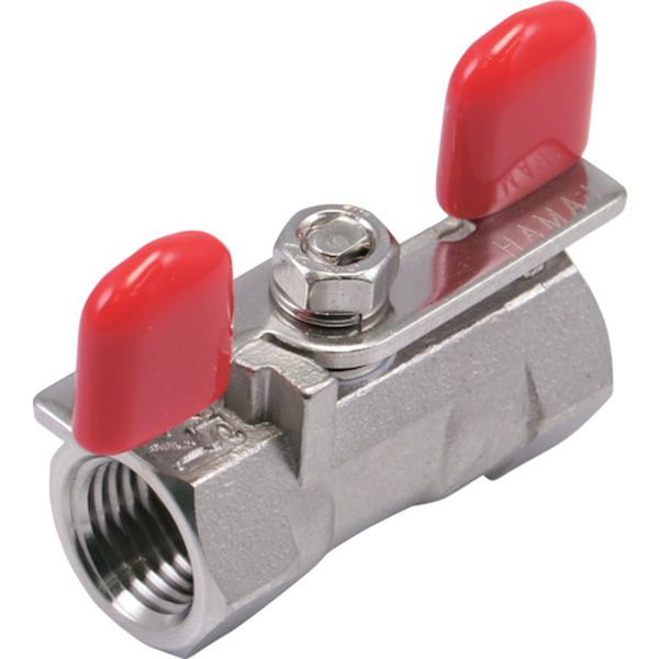 BST0210RC 245-7148  ステンレス製ねじ込みボールバルブ(つまみハンドル)