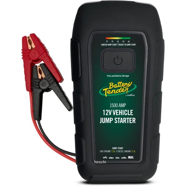 Battery Tender 1500AMP ジャンプスターター 12000mAh Power Pack