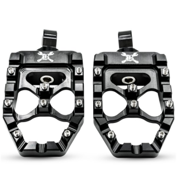 Burly Brand 97-22 スポーツスター/ダイナ MX-Evolution Pegs ブラック