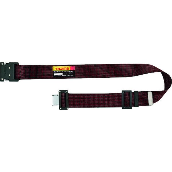 胴ベルト アルミワンタッチバックル L ドット赤