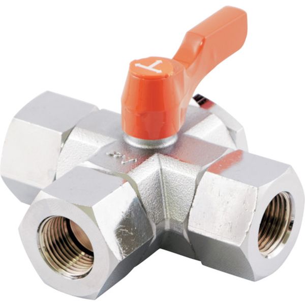 BX2333RO2  内×内ネジ型(Tポート)(RoHS指令相当品) 三方 PT3/8