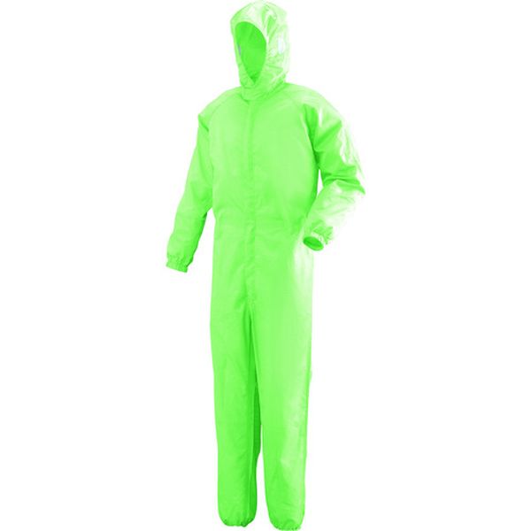 C1351GLL 825-8928  フード一体型クリーンウェア グリーン LL