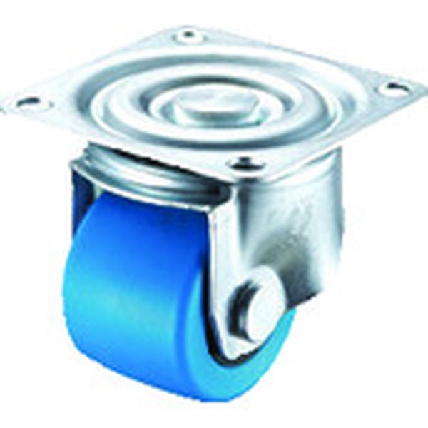 プレート式キャスター自在車75径MCナイロン車輪