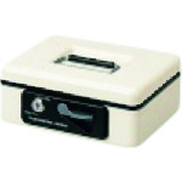 CB060GLGY 196-7478  12859)小型手提金庫  エルグレー