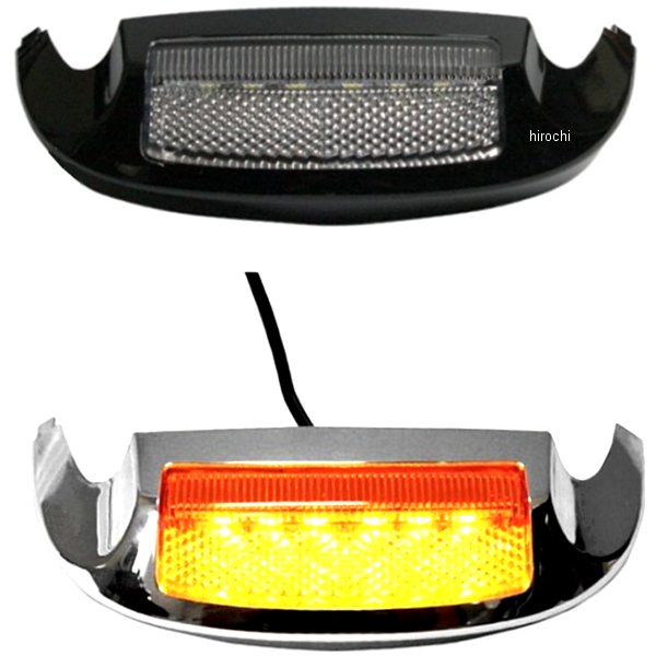 フロントフェンダーチップ 14年以降 白LED/クリア