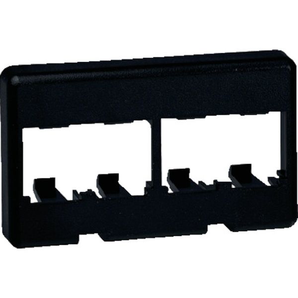 4ポート用家具用プレート 黒