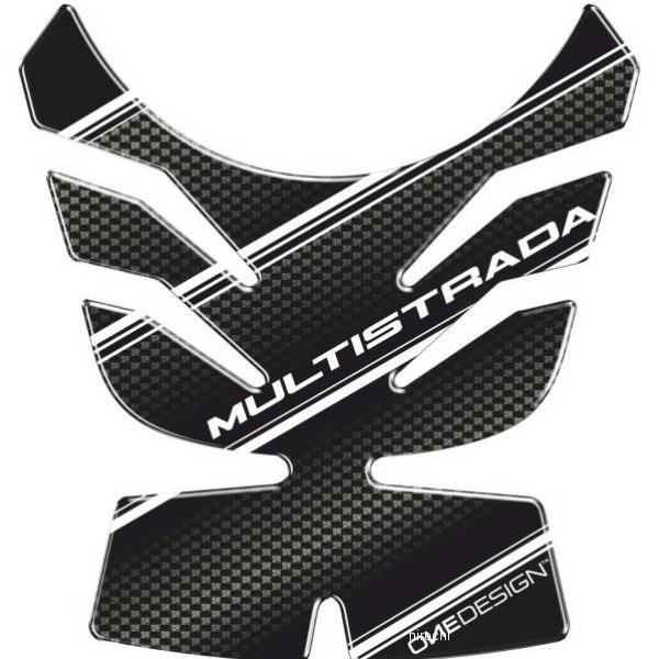 タンクパッド 15年-16年 ドゥカティ MULTISTRADA1200、1200S カーボン柄 MULTISTRADAロゴ入り