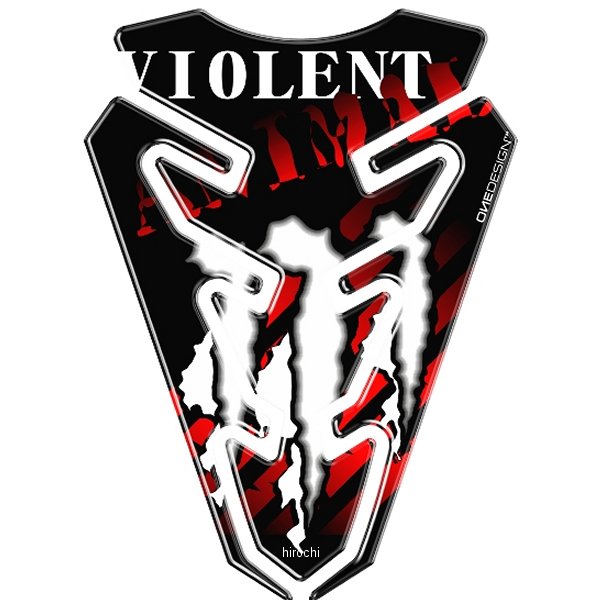 タンクパッド バイオレント 229x168mm 3ピース クリア/赤/黒