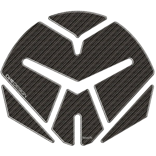 タンクパッド ロボ 142x118mm カーボン柄