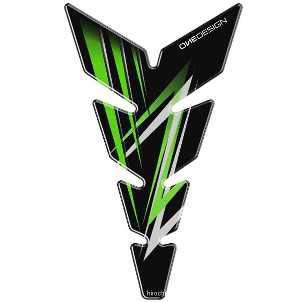 タンクパッド スリム 223x134mm 黒/緑