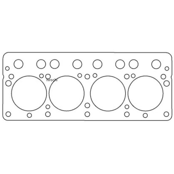 Cometic トライアンフ 1500cc Spitfire 74mm .043インチ Copper ヘッドガスケット