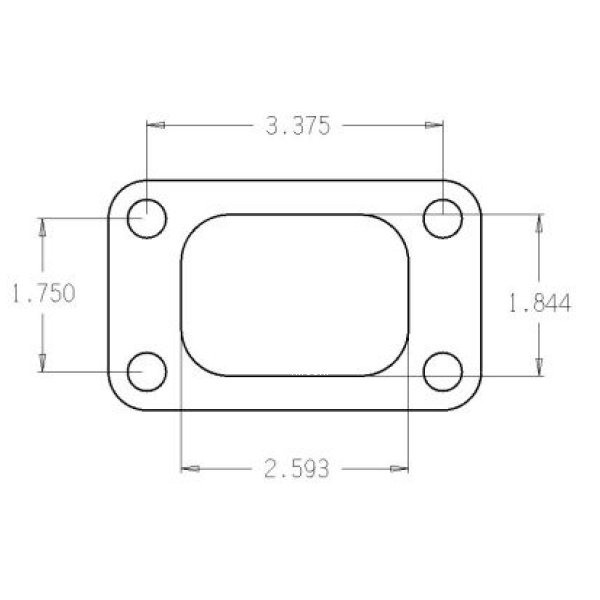 Cometic ターボ FLG T3/T4 Turbine Inlet エキゾーストガスケット