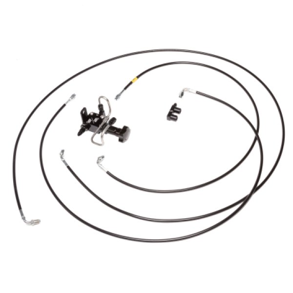 02-08 Nissan 350Z Single Piston Brake Booster Delete Brake Line Relocation