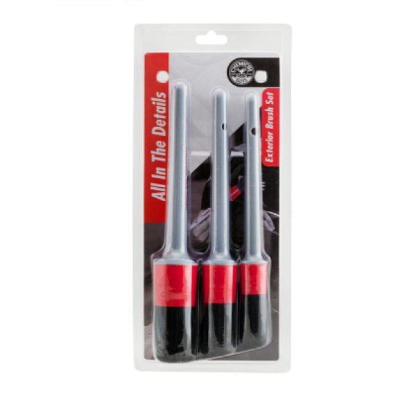 Exterior Detailing Brushes - 3 Pack
