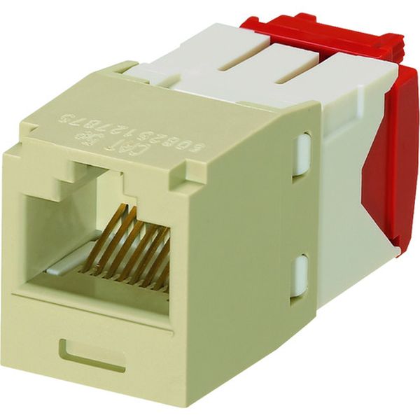 カテゴリ5E RJ45モジュラージャック UTP TGタイプ アイボリー CJ5E88TGGR
